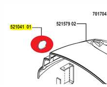 [52104101] Bouchon levier bac 300l ALKO, 521041, 52104101