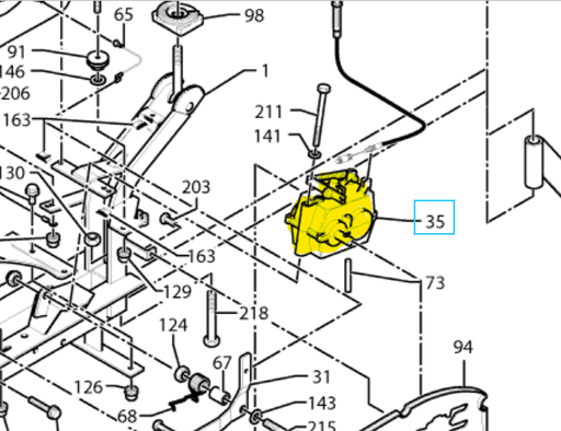 [PB57720996] Transmission de marche ar motoculteur honda FG314 FG315, 80016-V40-003, PB57720996, PB62996, PB57720996A