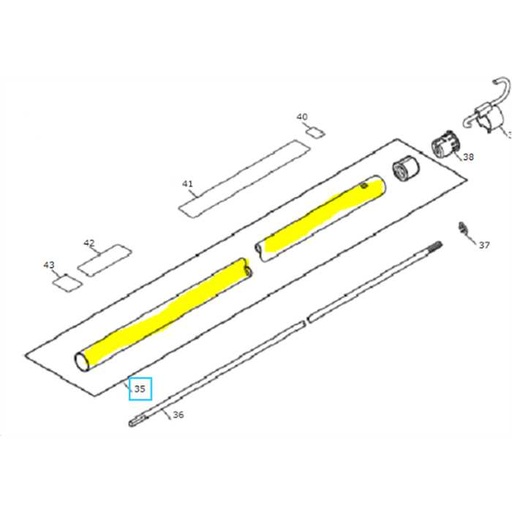 [41410-VP8-010HE] Tube HONDA sspp, 41410-VP8-061HE, 41410-VP8-010HE