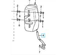 [80648-VK1-003] Tuyau de réservoir air HF2315 - HF2417, 80648VK1003, 80648-VK1-003