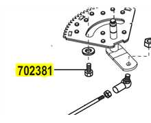 [702381] Vis crémaillère de direction ALKO t20-102, 702381