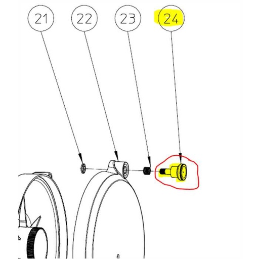 [BR 930 010 200] Vis de fermeture de rotor ELIET Neo BR930010200, BR930010200