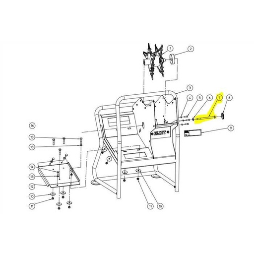 [BS 511 041 052] Vis maintien axe couteaux Eliet Maestro City BS511041052, BS511 041 052, BS511041052