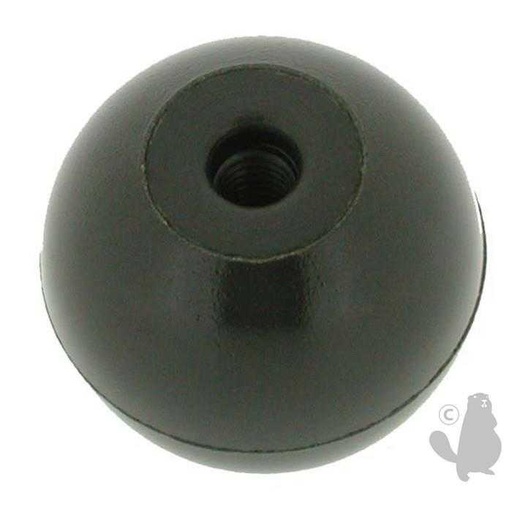 [693-1916] Boule pour levier - diam : ext: 30mm diam int: M6, 6931916, 693-1916