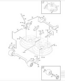 [1134-0240-00] Boulon épaule support de siège Stiga Park, 1134-0240-00