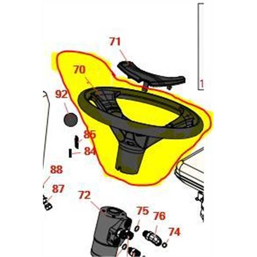 [98-1471] Volant de direction seul TORO, 981471, 98-1471