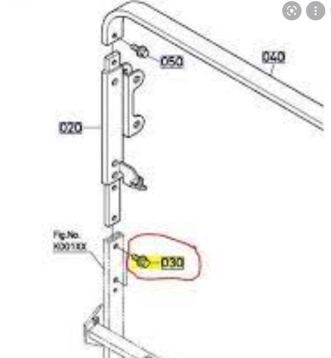 [K6073-91211] Vis KUBOTA M10x1, K607391211, K6073-9121-1