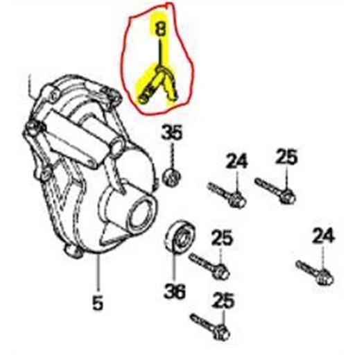 [22532-VA3-801] Bras comp. poussée HR194-HR214-HR216, 22532VA3801, 22532-VA3-801