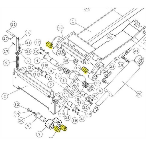 [64913] BUSELURE d'articulation BOOM avant 528 630, 64913