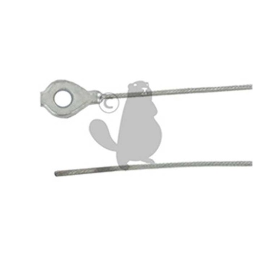 [630-8472] Cà¢ble souple universel avec oeillet de diam : 6 5mm - Longueur cà¢ble: 2000mm diam : 2 5mm., 6308472, 630-8472