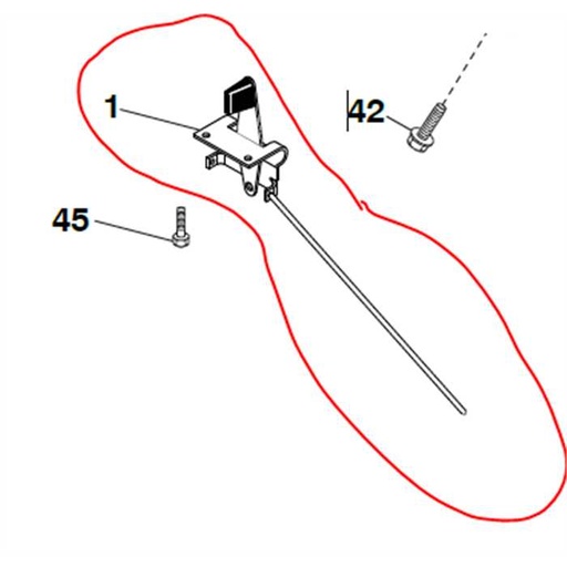 [5321894-82] Cable de gaz Partner Lazer countrary 5043, 189482, 5321894.82, 5321894-82, 532189482