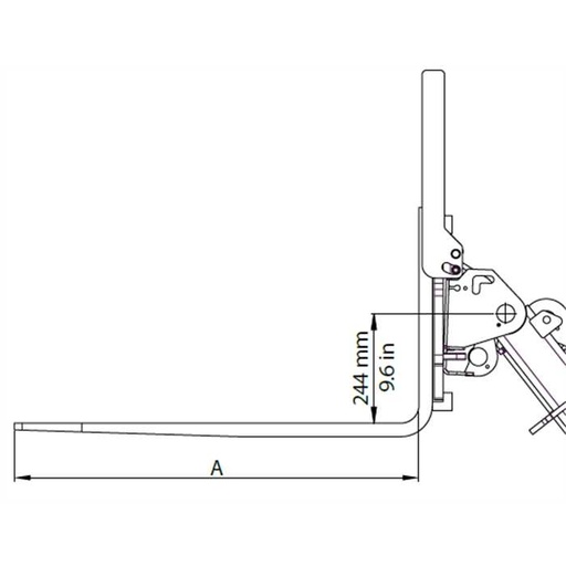 [MU-C890332] Fourches à palettes 110cm (la paire) sans le cadre c890316 - c890330 cap.1200kg (copie), 12, C890332