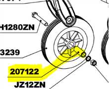 [207120] Calotte autobloquante 16x30 roues avant Roques rl210, RL207120, 207120